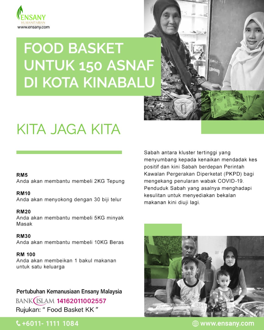 Food Basket Untuk 150 Asnaf Di Kota Kinabalu