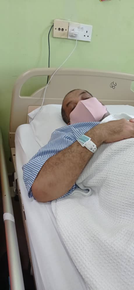 Urgent surgery for a Yemeni refugee father of 3 kids