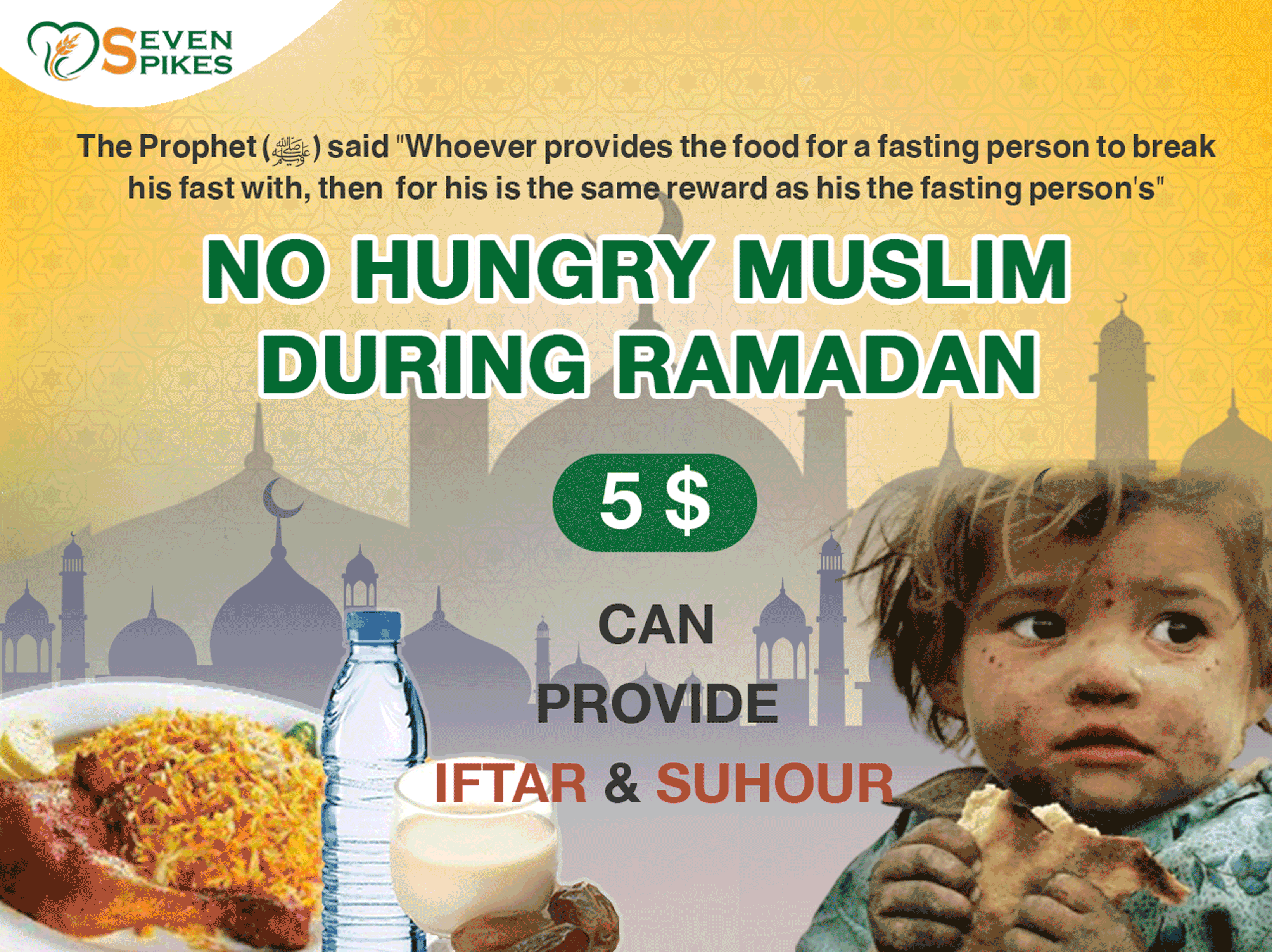 a 15rm providing Iftar & Suhour for needy Muslims during Ramadan