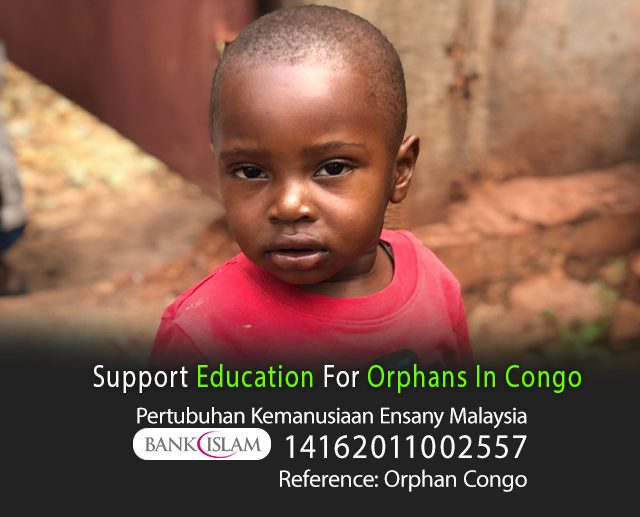 Give your kind support to sponsor 50 orphans in the Democratic Republic of the Congo