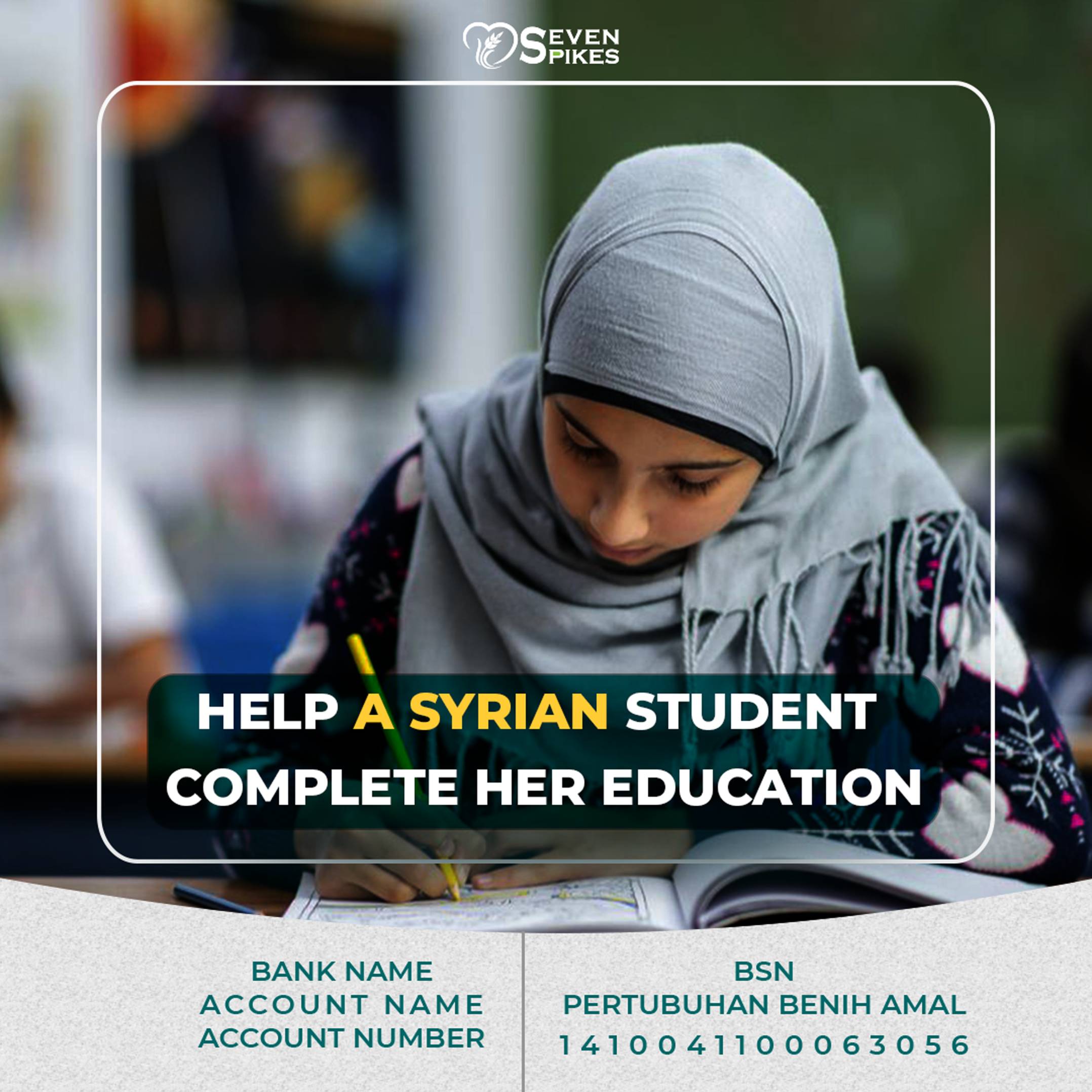 Help A Syrian student complete her education