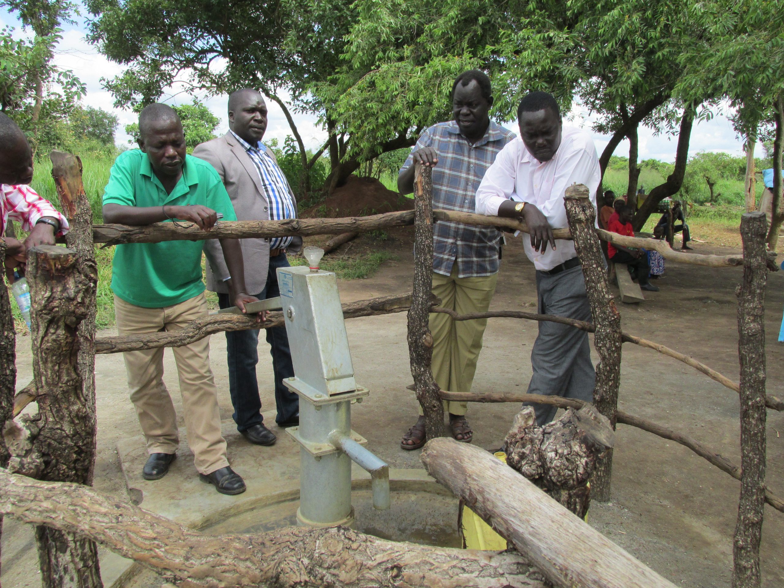 provide wells in Ugandan camps