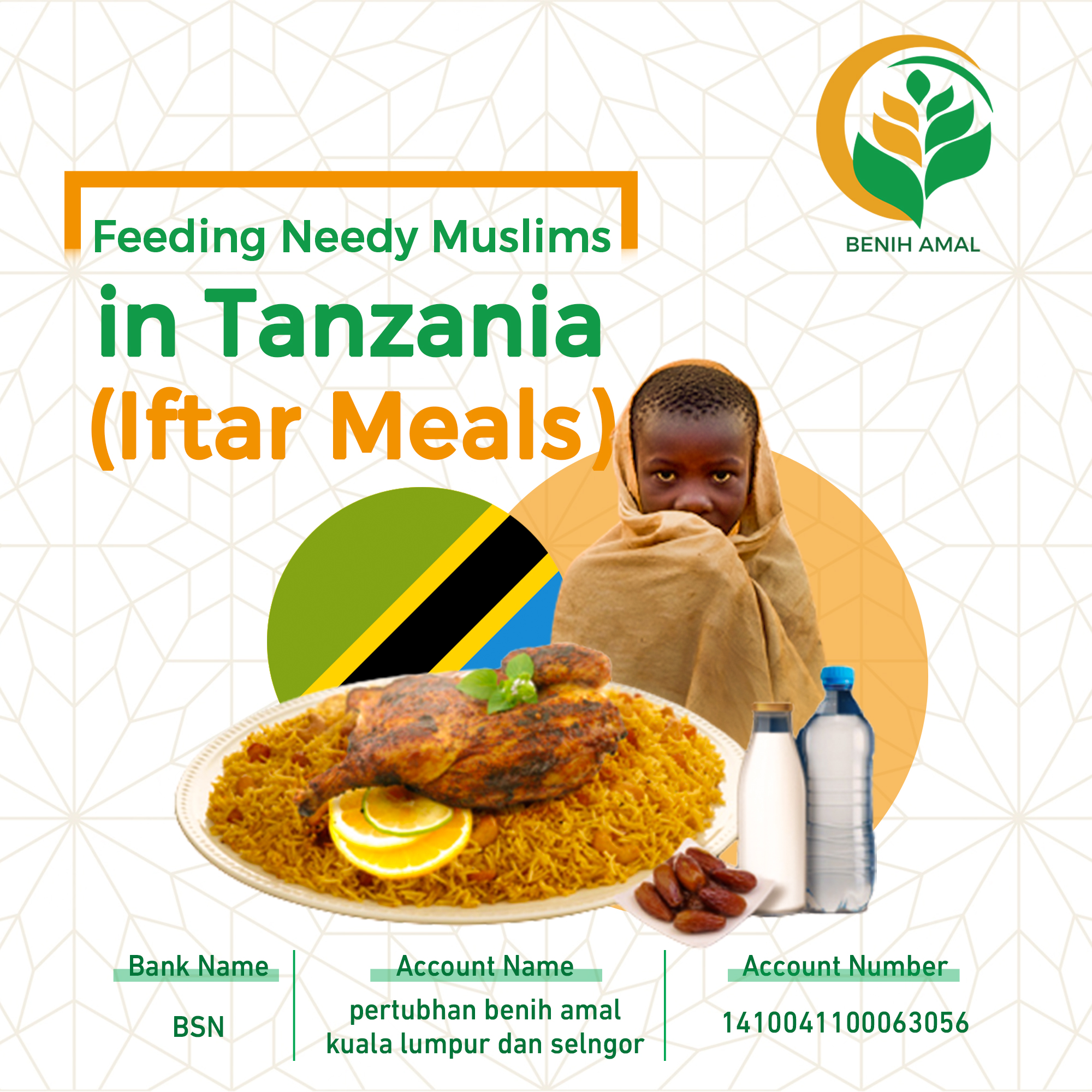 Feeding Needy Muslims in Tanzania (Iftar Meals)