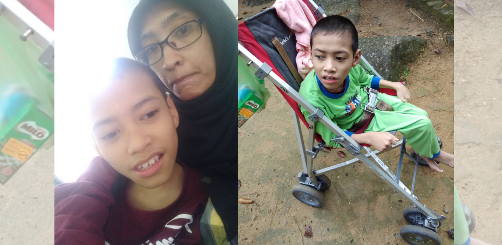 Bantu Keluarga Bersama Dua Anak OKU Meneruskan Hidup