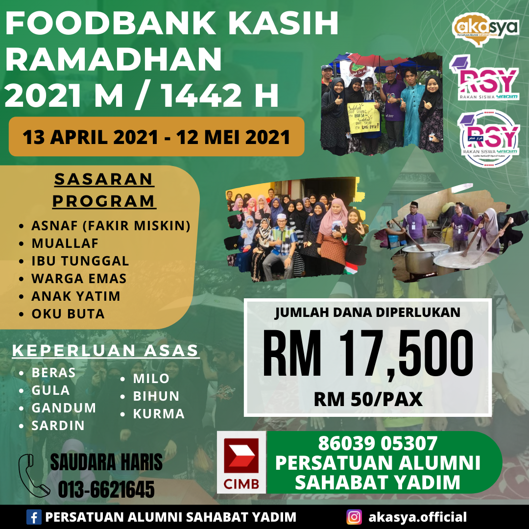 FOODBANK KASIH RAMADHAN 1442H/2021M