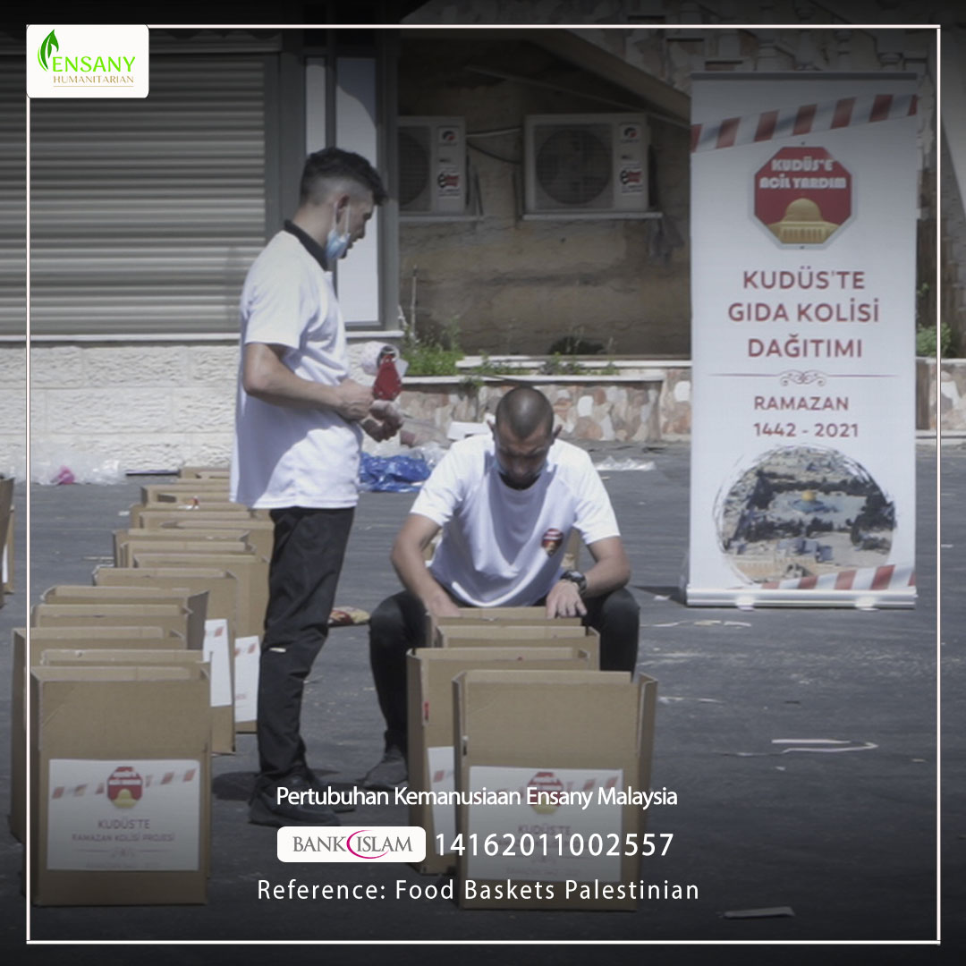 Food Baskets For The Needy Palestinian Families