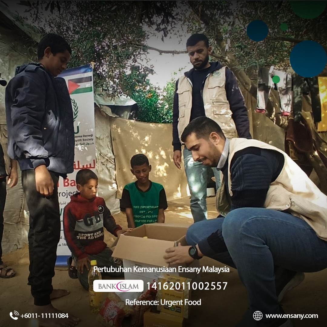 Urgent Food Distribution in Gaza, Palestine