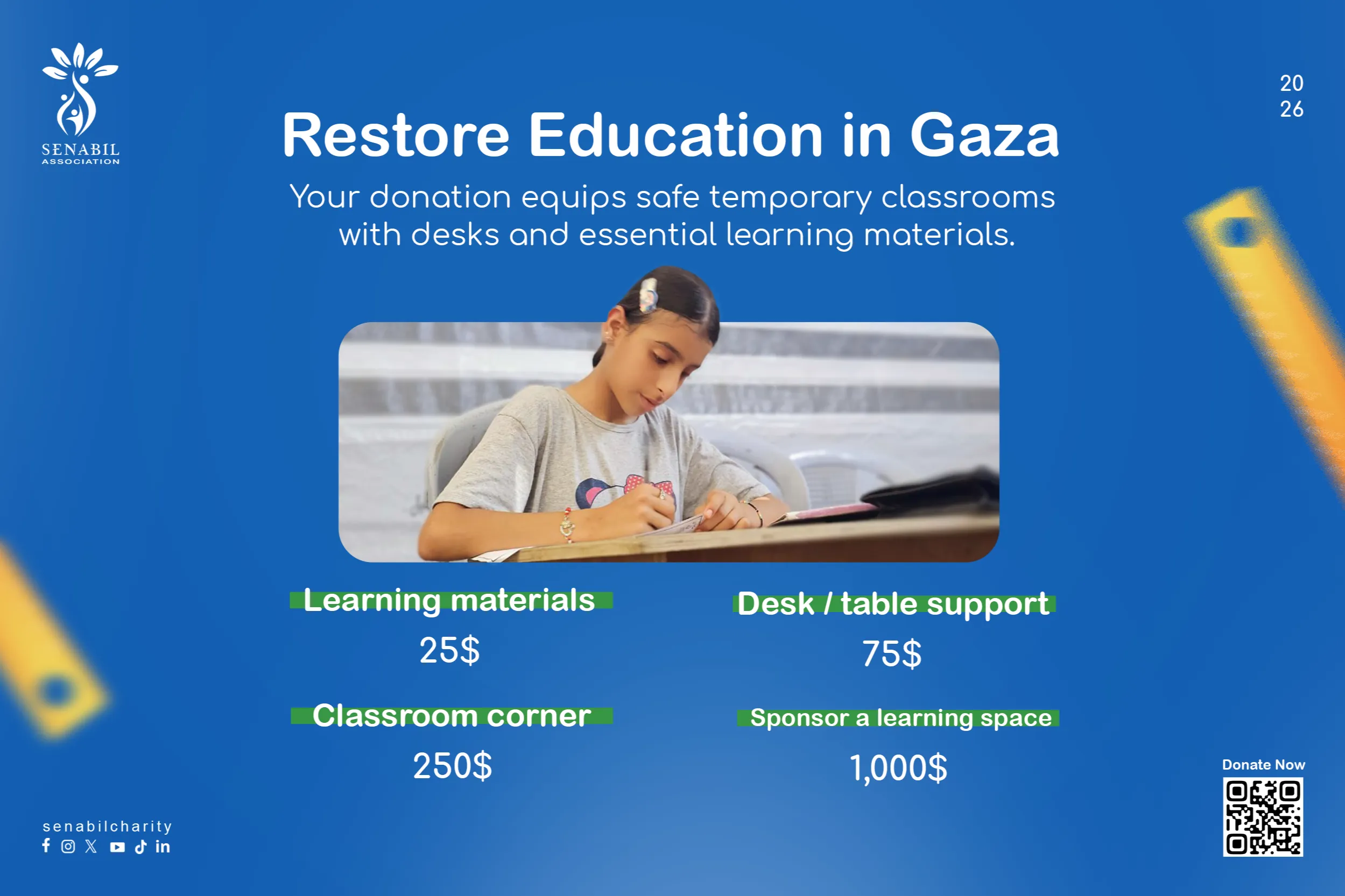 Build a School - Restore Education in Gaza