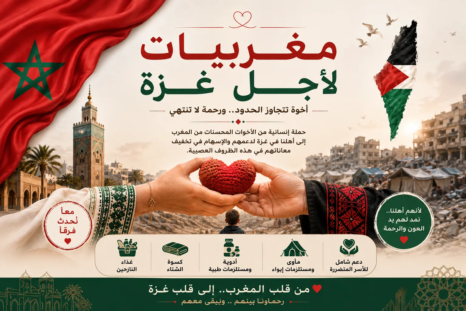 مغربيات لأجل غزة