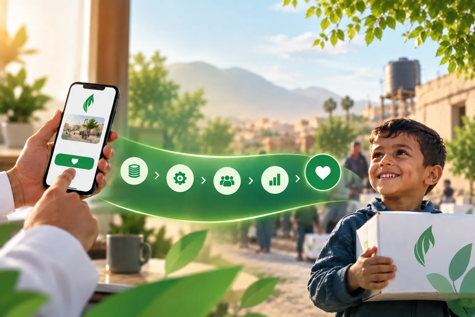 من التبرع إلى الأثر: ماذا يحدث بعد أن تتبرع لمشروع خيري؟